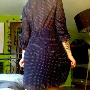 Dex, semi-sheer dress